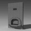 大理石壁炉-建筑-其它-VR/AR模型-3D城