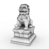 石狮子-文体生活-艺术品-VR/AR模型-3D城