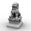 石狮子-文体生活-艺术品-VR/AR模型-3D城
