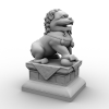 石狮子-文体生活-艺术品-VR/AR模型-3D城