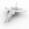 战斗机-飞机-军事飞机-VR/AR模型-3D城