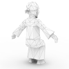 武林外传NPC-角色人体-角色-VR/AR模型-3D城