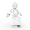武林外传NPC-角色人体-角色-VR/AR模型-3D城