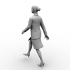 女人-角色人体-女人-VR/AR模型-3D城