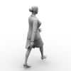 女人-角色人体-女人-VR/AR模型-3D城
