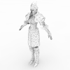 女战士-角色人体-角色-VR/AR模型-3D城