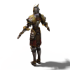 女战士-角色人体-角色-VR/AR模型-3D城