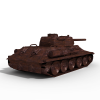 Russian Tank  T34-85-汽车-军事汽车-VR/AR模型-3D城