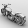 Harley Davidson Softtail-汽车-摩托车-VR/AR模型-3D城