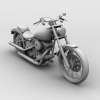 Harley Davidson Softtail-汽车-摩托车-VR/AR模型-3D城