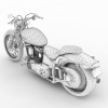 Harley Davidson Softtail-汽车-摩托车-VR/AR模型-3D城