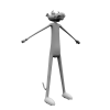 粉红豹-角色人体-角色-VR/AR模型-3D城