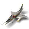 美国“天鹰”攻击机-飞机-军事飞机-VR/AR模型-3D城