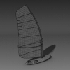 帆板-文体生活-VR/AR模型-3D城