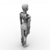 女机械人-角色人体-角色-VR/AR模型-3D城
