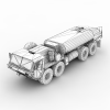 军用油罐车-汽车-军事汽车-VR/AR模型-3D城