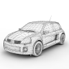Renault Clio-汽车-家用汽车-VR/AR模型-3D城