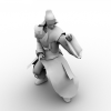 关羽-角色人体-角色-VR/AR模型-3D城