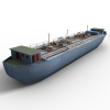 输油船-船舶-货船-VR/AR模型-3D城