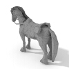 马坐骑-角色人体-角色-VR/AR模型-3D城