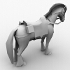 马坐骑-角色人体-角色-VR/AR模型-3D城