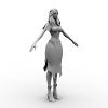 神魔大陆高挑女法师-角色人体-角色-VR/AR模型-3D城