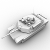 M1A2 TUSK坦克-汽车-军事汽车-VR/AR模型-3D城