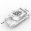 M1A2 TUSK坦克-汽车-军事汽车-VR/AR模型-3D城