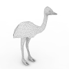 驼鸟-动植物-鸟类-VR/AR模型-3D城