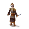 精英西夏黑黄纹衣武士-角色人体-角色-VR/AR模型-3D城