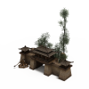 赤壁场景-建筑-古建筑-VR/AR模型-3D城