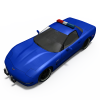 Corvette Z06警车-汽车-其它-VR/AR模型-3D城