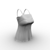 吊带裙-文体生活-服装饰品-VR/AR模型-3D城