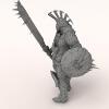 战士-角色人体-角色-VR/AR模型-3D城