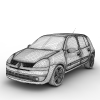 Renault Clio-汽车-家用汽车-VR/AR模型-3D城