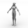 游戏角色-角色人体-角色-VR/AR模型-3D城