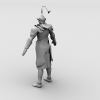 夏侯惇-角色人体-角色-VR/AR模型-3D城