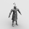 夏侯惇-角色人体-角色-VR/AR模型-3D城
