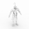 夏侯惇-角色人体-角色-VR/AR模型-3D城