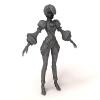 小女孩-角色人体-角色-VR/AR模型-3D城