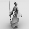 李莫愁-角色人体-角色-VR/AR模型-3D城