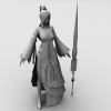 李莫愁-角色人体-角色-VR/AR模型-3D城