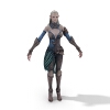 游戏女性人物-角色人体-角色-VR/AR模型-3D城