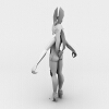 魔女-角色人体-角色-VR/AR模型-3D城