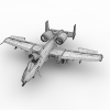 飞机-飞机-军事飞机-VR/AR模型-3D城