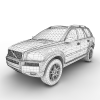 Volvo XC90-汽车-suv-VR/AR模型-3D城