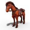马坐骑-角色人体-角色-VR/AR模型-3D城