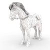 马坐骑-角色人体-角色-VR/AR模型-3D城