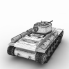 KV-1S Tank-汽车-军事汽车-VR/AR模型-3D城