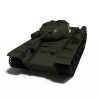 KV-1S Tank-汽车-军事汽车-VR/AR模型-3D城
